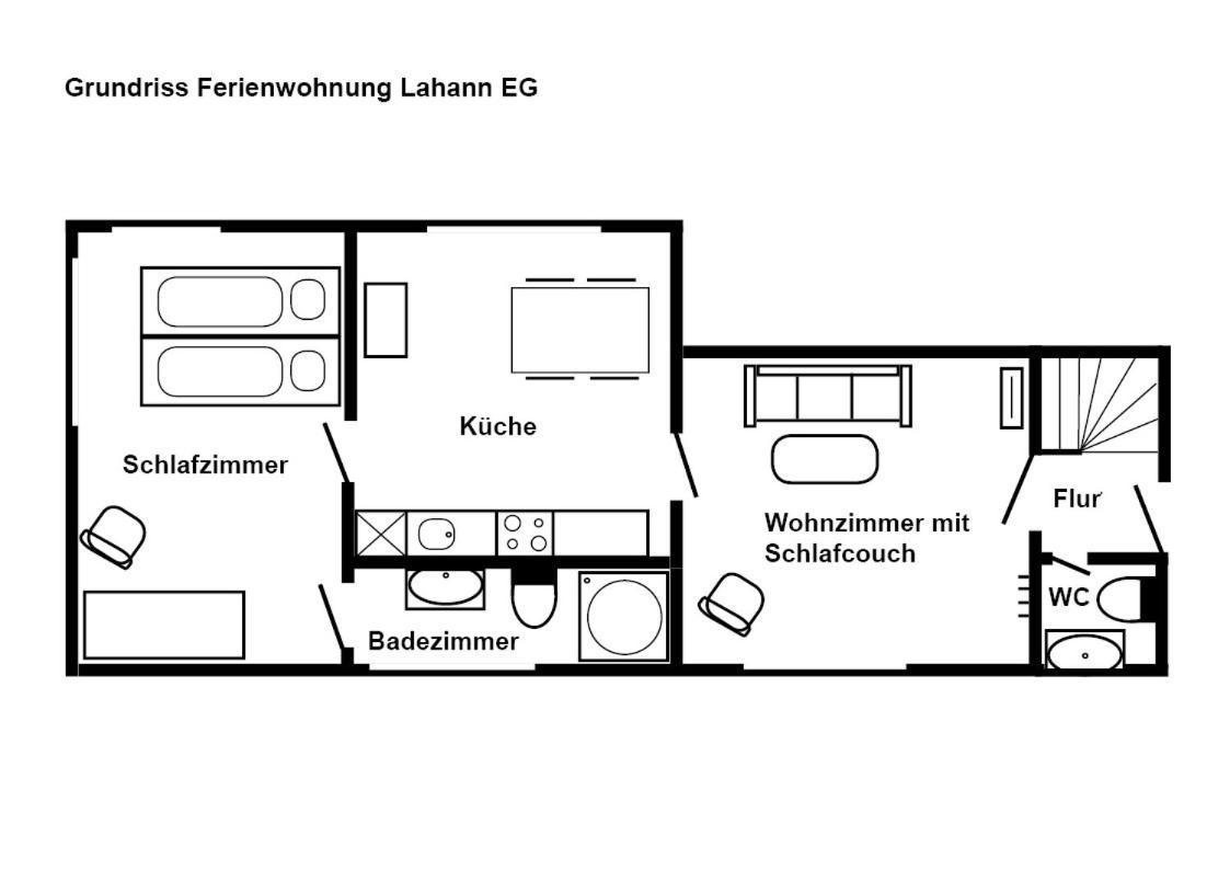 Ferienwohnung Lahann Saalfeld Saale Eksteriør billede